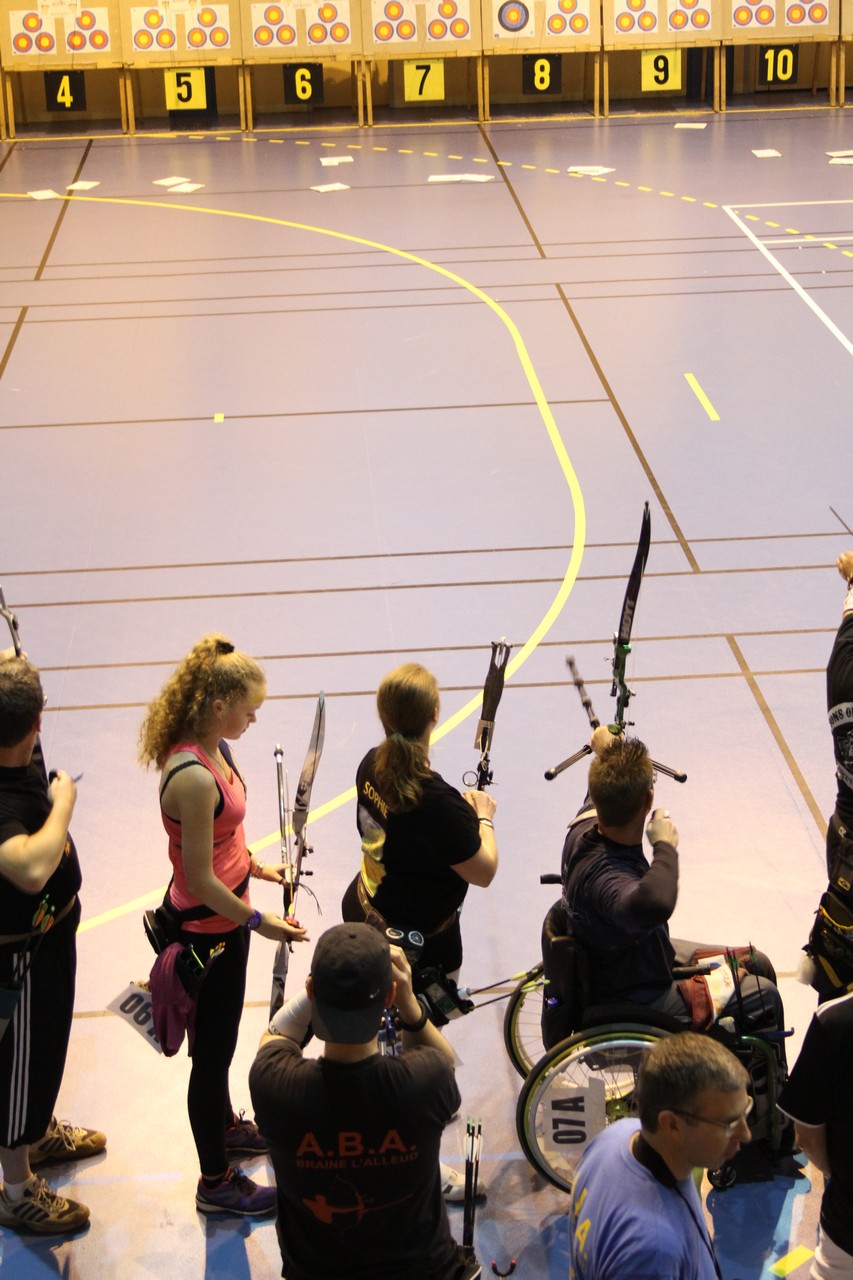 Les archers de la savoureuse au 24H internationales de Belfort 2015.